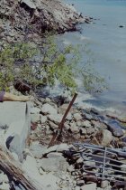Debris at Curren Beach